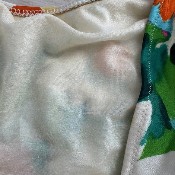 TRULO COLLECTION Bathing Suit SWIMWEAR 1-Piece FLORAL ( 10 ) - Picture 4 of 6